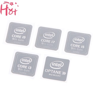 Goldensquare สติกเกอร์โลโก้ CPU โลหะ 10th Generation Intel Core i9 i7 i5 i3 สําหรับติดตกแต่งแล็ปท็อป