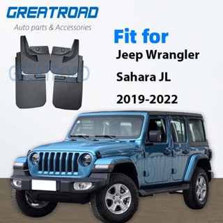 บังโคลนหน้า หลัง อุปกรณ์เสริม สําหรับรถยนต์ Jeep Wrangler Sahara JL 2019-2022