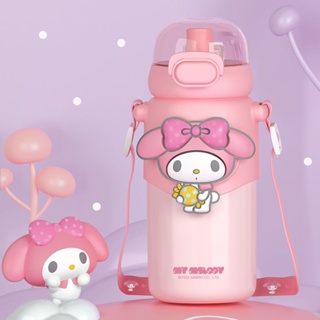 Dudu Sanrio กระติกน้ําร้อน สเตนเลส 316 พร้อมหลอดดูดน้ํา คุณภาพสูง สําหรับเด็กผู้หญิง