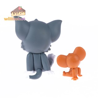 [WillbehotT] โมเดลฟิกเกอร์การ์ตูน Tom and Jerry Kawaii Blind Box ของเล่นสําหรับเด็ก [ใหม่]