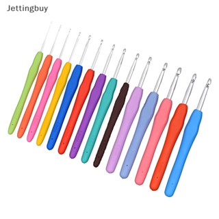 [Jettingbuy] ใหม่ พร้อมส่ง ตะขอถักโครเชต์ 2-8 มม. ตามหลักสรีรศาสตร์ หลากสี พร้อมเคส สําหรับ T 87HA