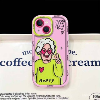 เคสป้องกันโทรศัพท์มือถือ แบบนิ่ม ลาย Grandma Bier สําหรับ iPhone 14 13pro xsmax 12 11 7plus