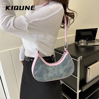 KIQUNE  กระเป๋าผู้หญิงสะพายข้าง กระเป๋าสะพาย ข้าง 2023 NEW   High quality Korean Style Trendy ทันสมัย L91T12J8 37Z230910