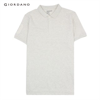 GIORDANO เสื้อโปโลผู้ชาย ปักสิงโต Mens 3D Lion Polo 01012222