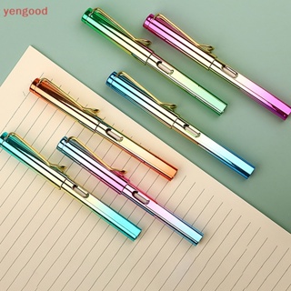 (YGD) อุปกรณ์เครื่องเขียน ดินสอ ปากกาหมึก ไม่มีไส้ดินสอ เปลี่ยนไส้ได้ หลากสี สําหรับโรงเรียน