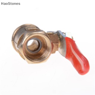 Haostones วาล์วปิดน้ํามันเชื้อเพลิง ทองเหลือง M/F 1/4 นิ้ว