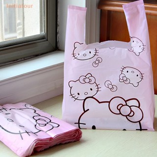 [Initiatour] ถุงขยะพลาสติกหนา ลายการ์ตูน Hello kitty Cinnamoroll น่ารัก แบบพกพา คุณภาพสูง สําหรับเด็กผู้หญิง