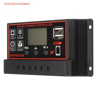 [Initiationdawn] อุปกรณ์ควบคุมพลังงานแสงอาทิตย์ 10A-60A PWM12V 24V USB