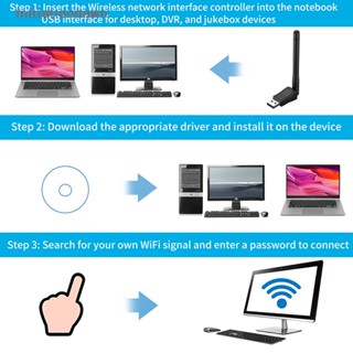 [Initiationdawn] การ์ดรับส่งสัญญาณเครือข่าย WiFi ไร้สาย USB คุณภาพสูง สําหรับกล่องรับสัญญาณคาราโอเกะ