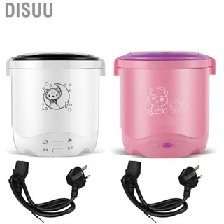 Disuu 1.2L Mini Grain Cooker Portable Travel Rice Multi for Soups Stews Oatmeal