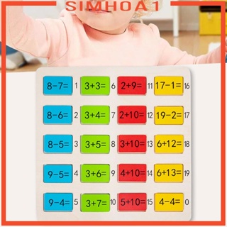 [Simhoa1] ของเล่นแท่งตัวเลข เพื่อการเรียนรู้คณิตศาสตร์ Montessori สําหรับเด็กผู้ชาย ผู้หญิง