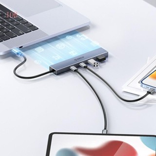 Ior ฮับ USB C Type C อะลูมิเนียมอัลลอย 4 พอร์ต ความเร็วสูง 100W สําหรับแล็ปท็อป