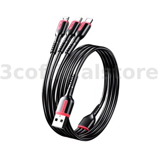 สายเคเบิลชาร์จเร็ว 6A 66W USB-A เป็น iP Type-C Micro USB แกนทองแดง ยาว 1 เมตร 2 เมตร