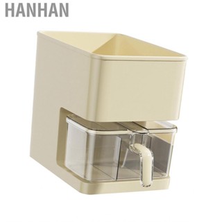 Hanhan Spice Storage Shelf Box  Plastic Durable Condiment Organizer for Home