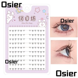 Osier1 ขนตาปลอม คลัสเตอร์เดี่ยว สีดํา 120 คลัสเตอร์ DIY สําหรับผู้หญิง