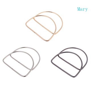 Mary 1 คู่ ที่จับกระเป๋าโลหะ กระเป๋าถือ เปลี่ยนได้ ที่จับกระเป๋า DIY อุปกรณ์ทํา