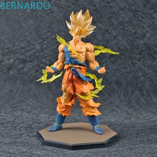 Bernardo โมเดลฟิกเกอร์ ดราก้อนบอล Son Goku Action Figures Super Saiyan ขนาดเล็ก ของเล่นสะสม สําหรับเด็ก