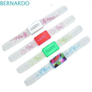 Bernardo สายรัดข้อมือ มีไฟกระพริบ Led ของเล่น ของขวัญวันเกิด ปาร์ตี้ เทศกาล สําหรับเด็ก