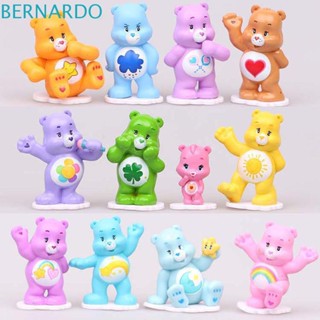 Bernardo โมเดลตุ๊กตาหมี PVC สีรุ้ง ของเล่นสําหรับเด็ก