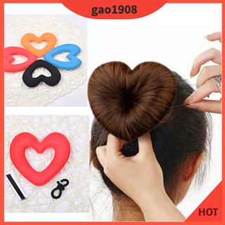 [GAO] โดนัทฟองน้ํา รูปหัวใจ สําหรับทําผม DIY
