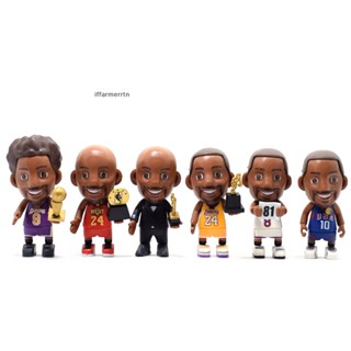 โมเดลตุ๊กตาบาสเก็ตบอล James Kobe Black Mamba Q Version Of Moving Doll Swing hye