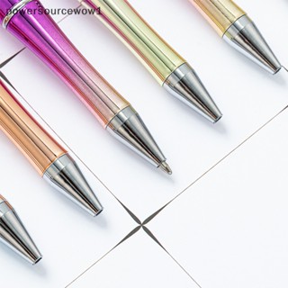 Wow ปากกาลูกลื่น ลูกปัดพลาสติก DIY 1 ชิ้น สําหรับโรงเรียน สํานักงาน
