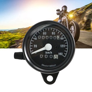 JOY Motor Universal Motorcycle Speedometer 12V 0 to 140KM/h Retro Odometer Modification อุปกรณ์เสริม