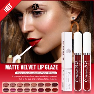 Cmaadu 18 สี Matte Non-stick Cup ลิปสติกกันน้ำ Gloss Long-Lasting Lip TECH3