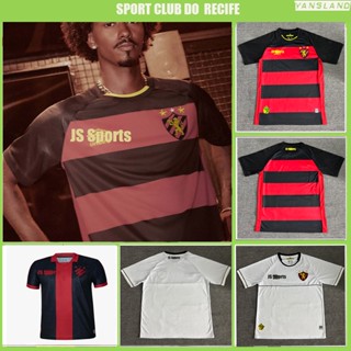 เสื้อกีฬาแขนสั้น ลายทีมชาติฟุตบอล SPORT CLUB DO RECIFE 2023/24 REC1FE JERSEY