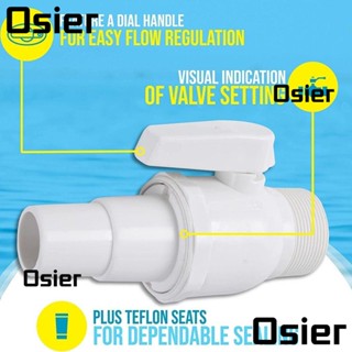 Osier1 อะแดปเตอร์วาล์วปิด 2 ทาง ทนทาน ไม่กัดกร่อน สําหรับสระว่ายน้ํา Hayward SP0729