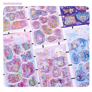 [technicolor] สติกเกอร์ ลายการ์ตูนกระต่ายน่ารัก 3D สําหรับติดตกแต่งสมุดไดอารี่ เครื่องเขียน 1 ชิ้น พร้อมส่ง