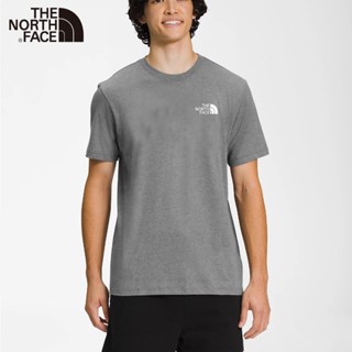 Thenorthface เสื้อยืดแขนสั้น คอกลม ผ้าฝ้าย 100% พลัสไซซ์ สไตล์คลาสสิก สําหรับผู้ชาย