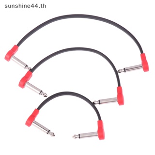 Foursun สายเคเบิลแป้นเหยียบเอฟเฟคกีตาร์ แบบพกพา 10 ซม. 15 ซม. 20 ซม.