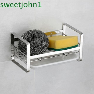 Sweetjohn จานวางสบู่ ฟองน้ํา สําหรับอ่างล้างจาน