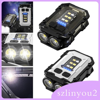 [szlinyou2] พวงกุญแจไฟฉาย LED อเนกประสงค์ น้ําหนักเบา สําหรับตั้งแคมป์ ปีนเขา เดินกลางแจ้ง