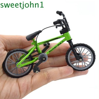 Sweetjohn โมเดลจักรยาน Bmx อัลลอย ขนาดเล็ก พร้อมเชือกเบรก สําหรับเด็กผู้ชาย