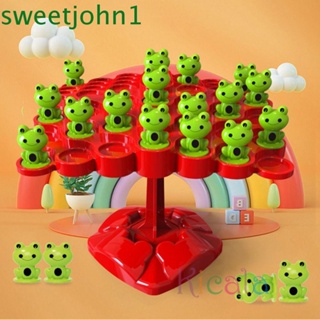 Sweetjohn เกมสมดุลกบ เกมนับเลข สร้างสรรค์ เด็กก่อนวัยเรียน ของเล่นฝึกคณิตศาสตร์ เกมกระดานสมดุล เกมกระดานสมดุล ของเล่นปฏิสัมพันธ์ การศึกษา บนโต๊ะ ปริศนา