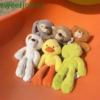 Sweetjohn ของเล่นตุ๊กตาสัตว์ แบบนิ่ม ของขวัญคริสต์มาส สําหรับตกแต่งบ้าน