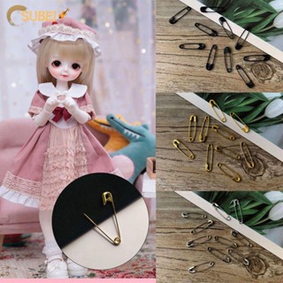 Sukaa เข็มหมุด ขนาดเล็ก สีดํา ทอง เงิน สําหรับเย็บตุ๊กตา BJD 10 ชิ้น