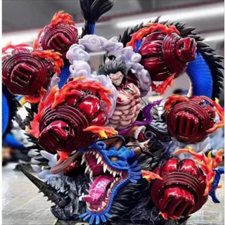 ส่งฟรี พร้อมส่ง โมเดลฟิกเกอร์ One Piece Tianhui Flip Model Fourth Gear Ruff Ape King Skirt Crow Cannon Luffy VS Dragon Kaido gk สําหรับตกแต่ง