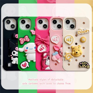 เคสป้องกันโทรศัพท์มือถือ ลายการ์ตูน ถอดออกได้ สําหรับ iPhone 14promax 13pro 12 11