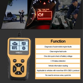 Happiness House OBD2 เครื่องสแกนเนอร์เครื่องยนต์รถอเนกประสงค์