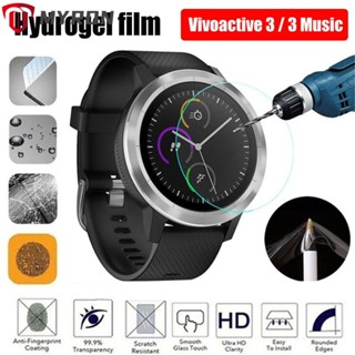 Myron ฟิล์ม TPU ป้องกันรอย แบบเต็ม สําหรับ Vivoactive 3 Music HD 1 2 3 ชิ้น