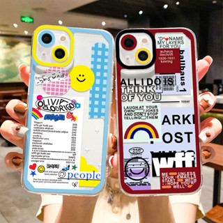 กราฟฟิตี้ชีวิต เเคสโทรศัพท์ TPU Compatible for iPhone 11 14 13 12 15 Pro Max 7 8 14 Plus XR XS Max SE 2020