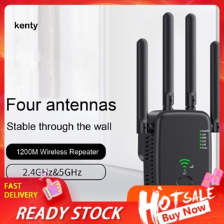 Kt* เครื่องขยายสัญญาณ WiFi ความถี่คู่ 1200Mbps อเนกประสงค์ อุปกรณ์เสริม สําหรับสํานักงาน