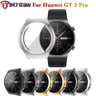 Myron เคสสมาร์ทวอทช์ TPU ป้องกันหน้าจอ แบบเต็มจอ สําหรับ Huawei Watch GT 2