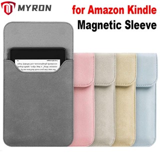 Myron กระเป๋าใส่กระดาษ สีขาว กันกระแทก สําหรับ Kindle 6.8 นิ้ว รุ่น 11