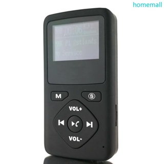 Ho หูฟังบลูทูธ 4 0 วิทยุ FM DAB ดิจิทัล MP3 ขนาดเล็ก แบบพกพา