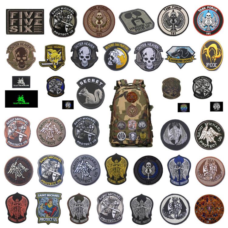 Velcro Patch TASK FORCE 141 CODOL Call of Mission 3D ปัก Velcro Armband สติกเกอร์ Morale Badge