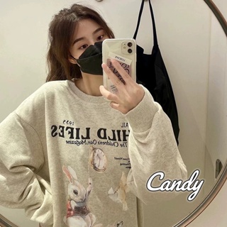 Candy Kids  เสื้อผ้าผู้ญิง แขนยาว เสื้อฮู้ด คลุมหญิง สไตล์เกาหลี แฟชั่น  คุณภาพสูง Unique ทันสมัย Comfortable A28J18J 36Z230909